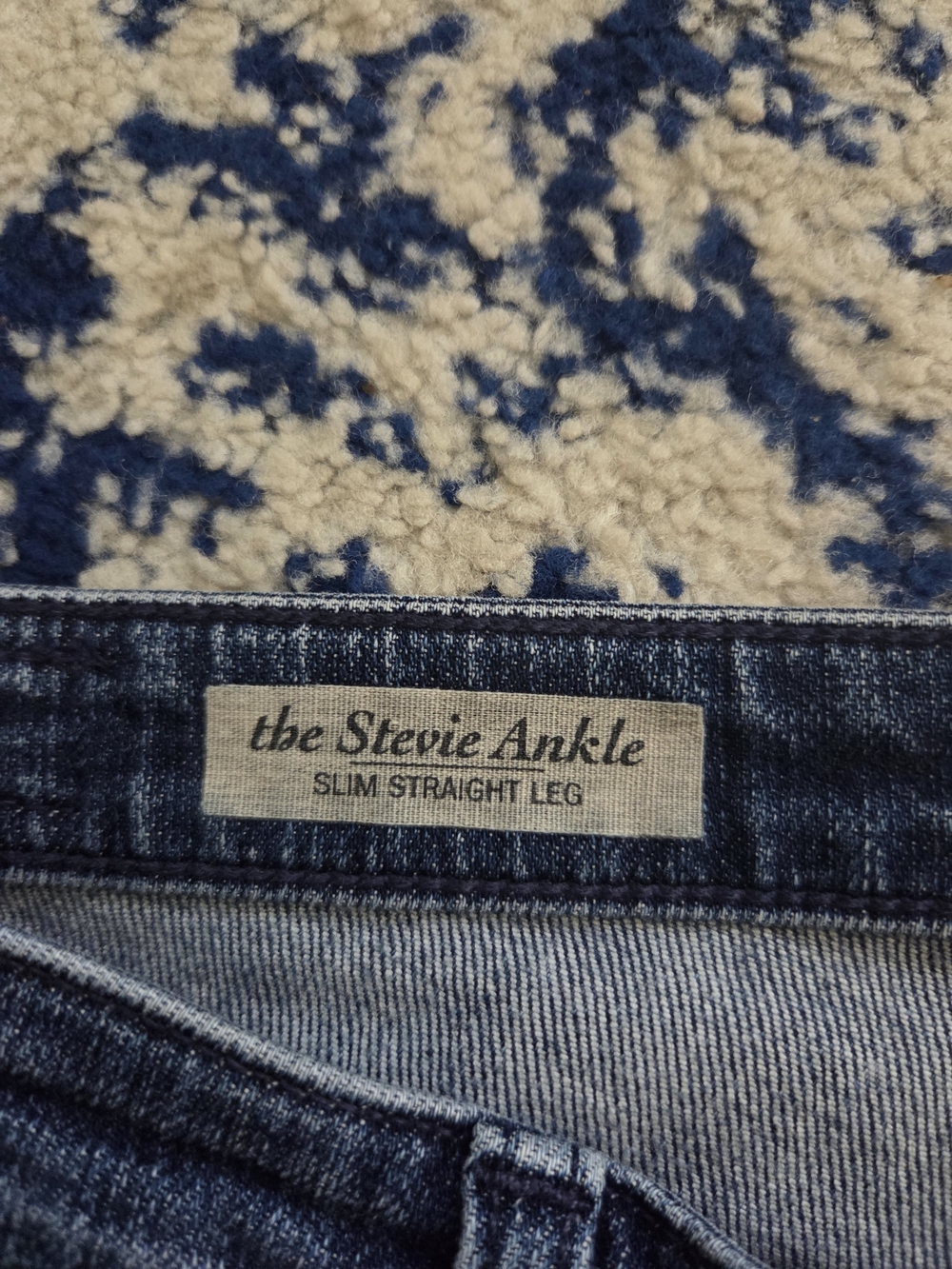 Ag Adriano Goldschmied Mid Blue Straight Leg Jeans - Picture 2 of 8